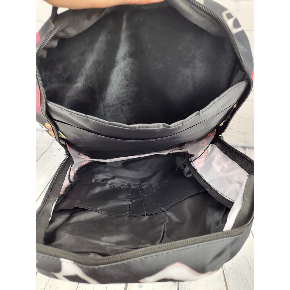 Harley Quinn DC Comics Henchwoman Anime Full Sz Backpack Geek Bag Jokers Puddin' - Picture 3 of 3